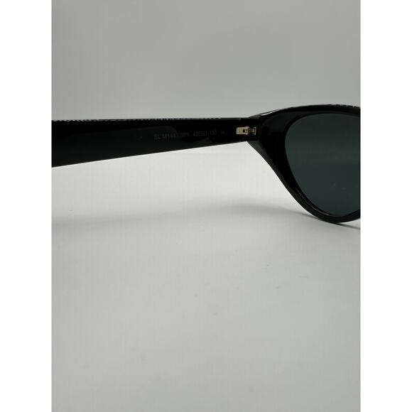 Saint Laurent Womens SL M144 Black Cat Eye Sunglasses